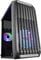 Mars Gaming MC-S2, Ultra-Compact Micro-ATX PC Case, Front Grille, 2x FRGB Fans, Full Side Window Gaming Case, Supports Liquid Cooling up to 240mm, Black