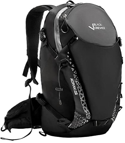Black Crevice Wander und Bike Rucksack AORAKI 22 Liter, schwarz