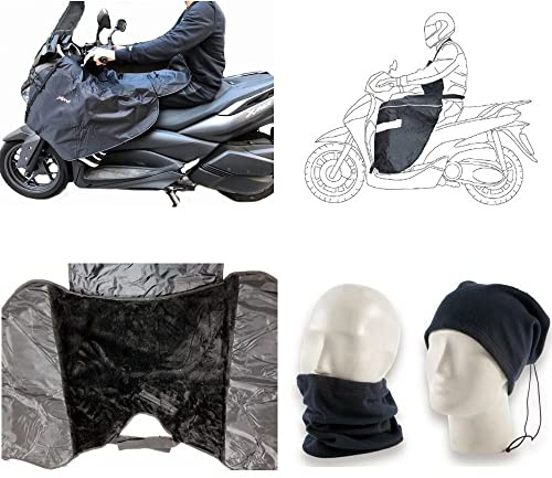 Kompatibel mit Peugeot Metropolis 400 wasserdichte Beinabdeckung für Scooter und Maxiscooter Thermodecke für Beine gegen Kälte und Universalschutz