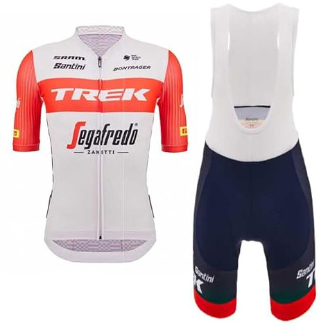 assocauicy Radtrikot Herren Kurzarm Set,Atmungsakti Rennrad Trikot Radfahren Bequeme Shorts FüR MäNner Mit 4D Gel Gepolstert
