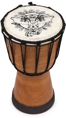 Djembe Drums Elephant Wide Top Djembe Drum 20cm