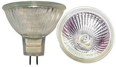 Mr16 Lámpara Halógeno Bombilla Halogena GU5.3 220V 20W 35W 50W Bombillas halógenas MR16 Regulable Blanco Cálido GU5.3 base de dos pines para Iluminación de Riel Iluminación Empotrada,50W,2 Piezas