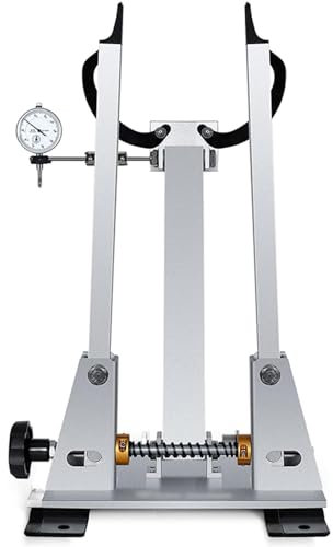 Hlixzoy Bicycle Repair Stand, Wheel Rim Correction Stand, Wheel Set Correction And Adjustment Repair Tool, with Micrometer Instrument, Tire Adjustment Rim Wheel Set