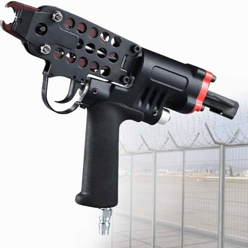 DPLXQPP Maschendrahtzaun-Tacker,C-Typ-Druckluft-Nagler,C-Ring-Nagler,Druckluft-Nagler,Druckluft-Nagler,Heimwerker-Nagler Sc7e/Sc7c/Sc760,Sc7e