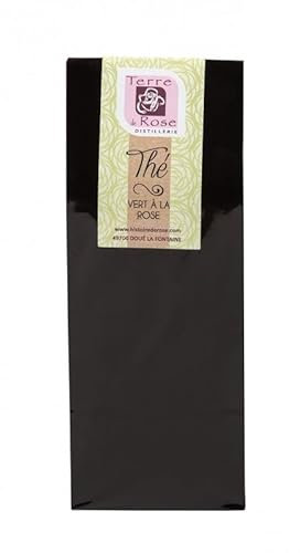 TERRE DE ROSE - Thé rose 100g - produits artisanaux français - made in France - effet et goût garantis - produits à base de rose - bonbons artisanaux