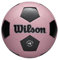 Wilson Pallone da calcio tradizionale, misura 4, rosa/nero