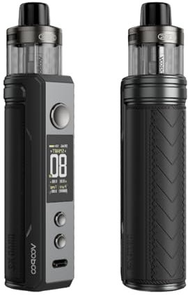 VOOPOO Drag X2 Pod System,5 ml PnP Cartridge,80 W 18650 Battery(Nicht im Lieferumfang enthalten),Nicotine-Free Product (Spray Black)
