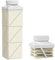 Popdigito 24oz Collapsible Water Bottles–Food-Grade,BPA-Free,Leakproof,Lightweight,Foldable Design Perfect For Travel,Hiking,Camping,Gym,Sports Bottle,Reusable Compact,Ideal Hydration Companion Beige