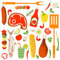 20 Servietten Grillen, Party, Servietten BBQ, Feuer, Grillabend, Tischdeko, Decoupage, Serviettentechnik 33x33cm