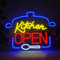 Wanxing Kitchen Open Neon Schild, LED Schild Dimmbares Light, USB Leuchtreklame an der Wand Neon Sign, Led Sign für Restaurant, Küche, Geschäft, Fast Food Ladenparty