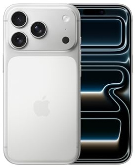 Apple iPhone 17 Pro 512 GB: display 6,3, ProMotion fino a 120Hz, chip A19 Pro, autonomia senza precedenti, sistema di fotocamere Pro Fusion con fotocamera frontale Center Stage; Argento