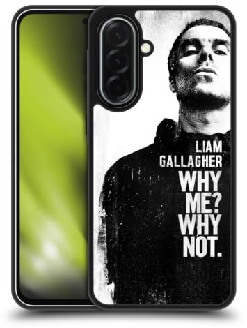 Head Case Designs Offizielle Liam Gallagher Why Me Grafiken Gel Armour Hülle [Militärischer Schutzgrad] kompatibel mit Samsung Galaxy A36 5G