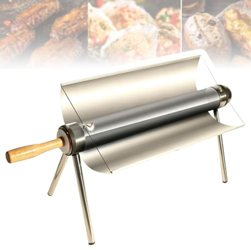 VILA SMO Cocina Solar, Horno Solar para Barbacoa con Capacidad De 1,5 L, Conducción De Calor Rápida, Cocción Sin Humo Apta para Alimentos, para Acampar Al Aire Libre, Picnic, Senderismo Y Fiestas
