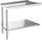 Casselin CT645- Table d'entrée ou de sortie pour lave-vaisselle 645 mm