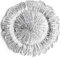 allgala 13-Inch 6-Pack Heavy Quality Round Charger Plates-Reef Silver-HD80332