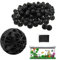 WZYTEU 100 Stück Bio Filterbälle,26 mm Bio Balls für Filtration Reinigung Aquarium Teich Wasserfall brunnen,Filtermaterial für EX Außenfilter(Hergeben:2 Stücke Aquarium Filtertüten)