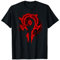 Warcraft Alliance Fantasy Gamer Logo T-Shirt, Schwarz, Unisex, Kurzarm, S, Klassische Passform, T-Shirt, Gaming T-Shirt