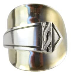 Silber 800er Besteckschmuck Ring, ca. 59 (18,8) Ring aus Besteck