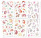Pandawal® Tattoo für Kinder Einhorn Tattoos 6er Set Pferde Mädchen perfekt für Kindergeburtstag Party Mitgebsel Hautfreundliche Temporäre Kindertattoos
