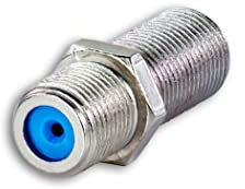 SatelliteSale Connettori coassiali ad alta frequenza F81 femmina a femmina tipo F 3Ghz adattatore accoppiatore (confezione da 2 pezzi)