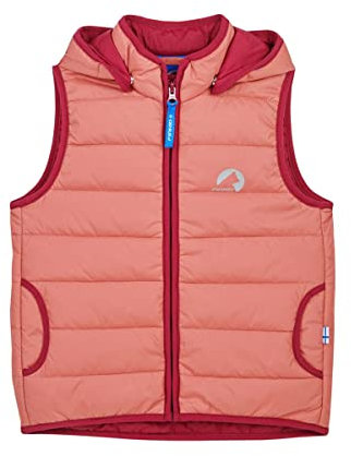 Finkid Kinder Vanuli Weste, Rose-Beet red, EU 120-130