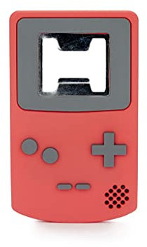 Balvi Décapsuleur Start Game Couleur Rouge Design Amusant et coloré en Forme de Game Boy Plastique/mé