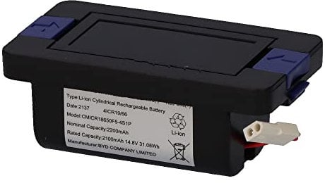 MIRTUX Batería para Rowenta RS-RT900866. Compatible con Rowenta 14,4 V. 2,1 Ah