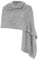 Embouro 100% Kaschmir Pashmina Schal für Frauen, gestrickter Schal aus reinem Kaschmir für den Winter (Grau)