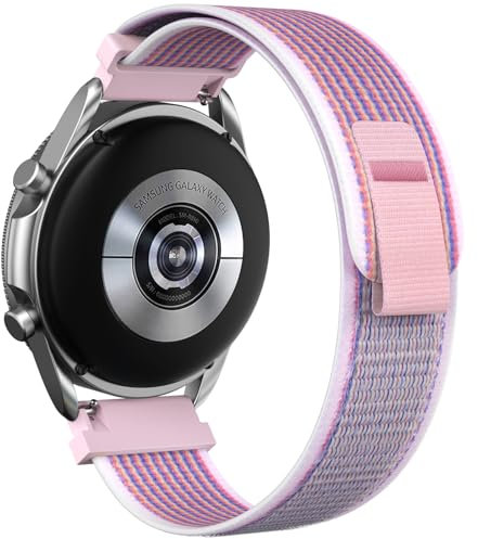 Bracelet pour Huawei Watch GT2/GT4/GT3 46MM Armband, 22mm Bracelet pour Huawei Watch GT 2 Pro/GT3 Pro 46mm/GT Runner/Sport/Classic/Watch 2 Classic/Watch 3 46mm(Rose)