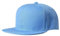 Boolavard Klassische Snapback-Mütze, Mütze, Hip-Hop-Stil, Flacher Schirm, blanko, einfarbig, verstellbare Größe (Hellblau)