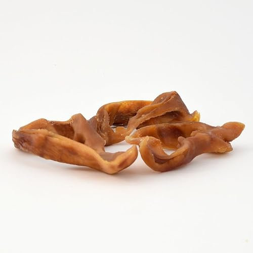 Fidelis - Schweineohrstreifen getrocknet für Hunde 1000gr - Natursnack Leckerlis aus 100% nat. Rohstoffen - Hunde Leckerli für zwischendurch pflegt & stärkt das Gebiss - Ohne Konservierungsstoffe