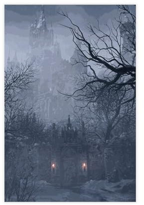 FrySky Resident Evil 8 Village Game Poster 11 Leinwand Poster Wandkunst Dekor Druck Bild Gemälde für Wohnzimmer Schlafzimmer Dekoration ungerahmt 30 x 45 cm
