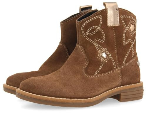 STIVALI DA COWBOY IN CAMOSCIO DI PELLE DETVA