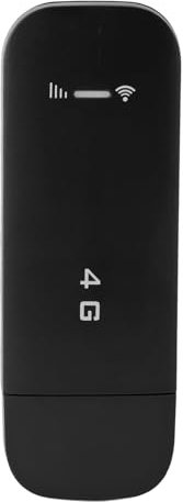 Enrutador WiFi Portátil USB 4G LTE, Versión Básica 4G LTE Módem USB Dongle Router con Punto de Acceso WiFi, Módem 4G Inalámbrico WiFi Hotspot Router con Ranura para Tarjeta SIM,
