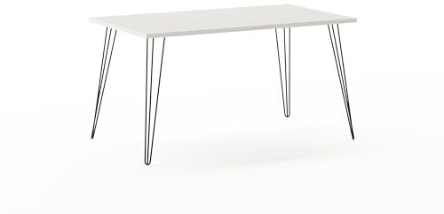 Schildmeyer Fynn Schreibtisch Esszimmertisch 1200, 701910, Weiß, 120 x 80 x 74 cm