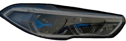 LeLeD Geeignet für BMW X5 G05 F15 M F85 2014-2023 Auto Scheinwerfer tönung Schutz Folie rücklicht TPU Aufkleber dekor Film zubehör,Blackened