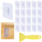 20 stück Regalbodenträger Selbstklebend, Acryl Einlegeboden Halter Ohne Bohren, Extra Starker Klebehaken Regalbrett Halterung Transparent Fachbodenträger, Bodenträger für Einlegeboden Kleiderschrank