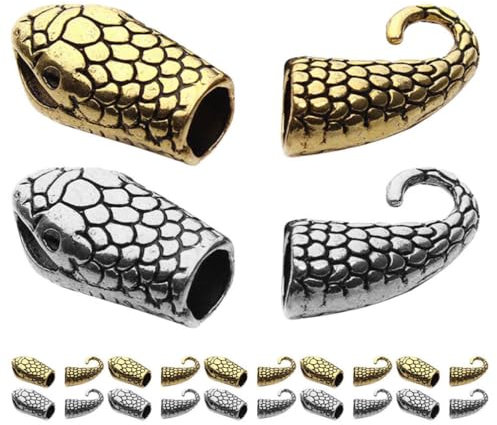 12 Sets Snake Hook Clasp Buckle Zinc Alloy DIY Bracelet Necklace Connector for Jewelry Making, Smooth Finish, Safe to Wear, Multi-Color