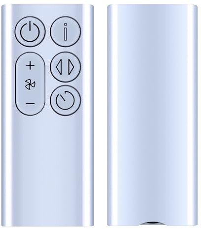 TCNOUMT Fan Remote Control Compatible with Dyson BP01 Pure Cool Me Air Purifier Fan, Non-Metal, Leafless, Silver