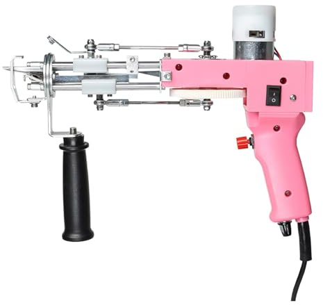 Elektrische Tufferpistole, 5 – 40 Schritte/S, elektrische Tuffpistole, 7 – 21 mm, verstellbar, Tufting Pistole, Strickmaschine, Strickmaschine für Teppiche, Geschenk zum Basteln