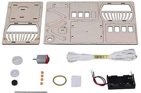 Jouets de Construction de Modèles éducatifs Bricolage, Kit D'expérimentation Scientifique de Téléphérique en Bois pour Enfants, Téléphérique Touristique en Bois