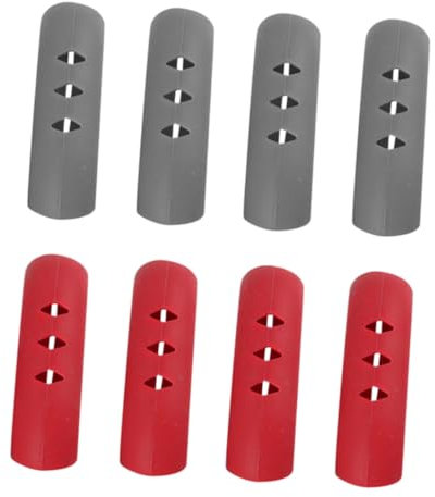 SECFOU 8St Topf Ohrringe wärmeisolierte Topfgriffabdeckungen Topfseitengriffhalter Hitzebeständige Topfgriffabdeckung Anti-Verbrühungs-Topfgriffabdeckung Abdeckungen für Topfgriffe