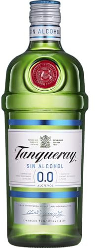 Tanqueray 0.0, bebida sin alcohol, 700 ml (Paquete de 6)