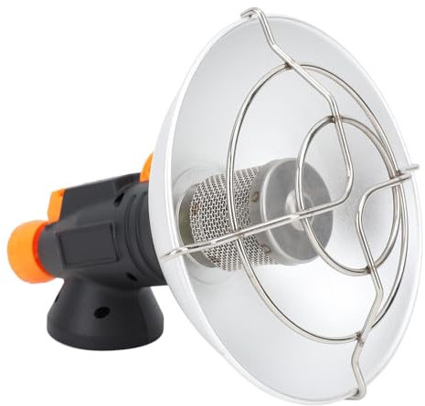 Chauffage au Butane Portatif, Chauffage Rapide, Réchaud de Camping Léger et Sûr pour Voyage, Pique-nique, Camping avec Fonction de Chauffage D'urgence