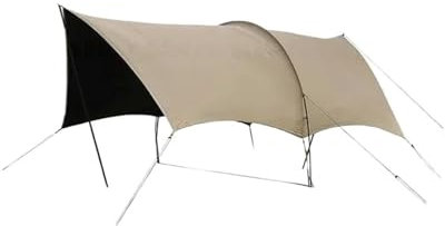 Refugio Tienda de campaña con sombrilla, toldo antivinilo, Lona antiultravioleta 50+, Refugio de Gran tamaño Tipo túnel, Oxford Picnic Carpa De Refugio