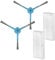 Roboparts® Pack 2 cepillos y 2 filtros hepa, escobillas Laterales, para Cecotec Conga 999 Origin X-Treme/Conga 999 Origin Genesis Pack repuestos y Accesorios para Robot Aspirador
