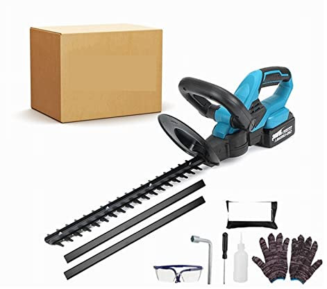 Tagliasiepi a batteria 21V Tagliasiepi da giardino for uso domestico Potatura Sega Rasaerba Tagliasiepi elettrico Attrezzo da giardino(Without battery set)