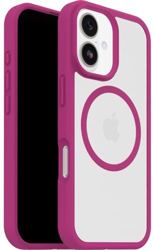 OtterBox React Series MagSafe Case for iPhone 17, Shockproof, Drop proof, Ultra-Slim, Protective Thin Case, Tested to Military Standard, Clear/Pink