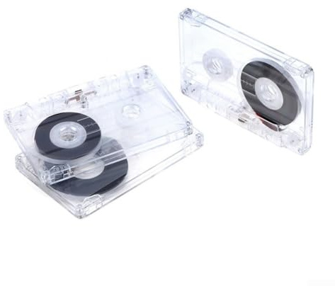 45/60/90 Minuten blanko magnetisches Audioband, Standard-Kassette für Sprachmusikaufnahmen, kompaktes Kunststoff- und Metalldesign für Archivierung und Aufbewahrung (45 Minuten)