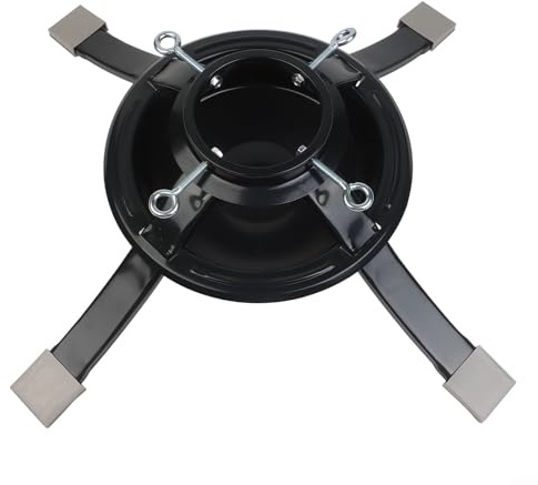Sawhamale Grand support de sapin de Noël pour troncs de 5,1 à 12,4 cm, base en fonte robuste avec réservoir d'eau de 3,8 l (grand)